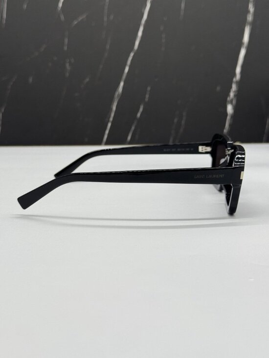 NEW SAINT LAURENT SL611 001 SUNGLASSES BLACK UNISEX EYEWEAR main image 10